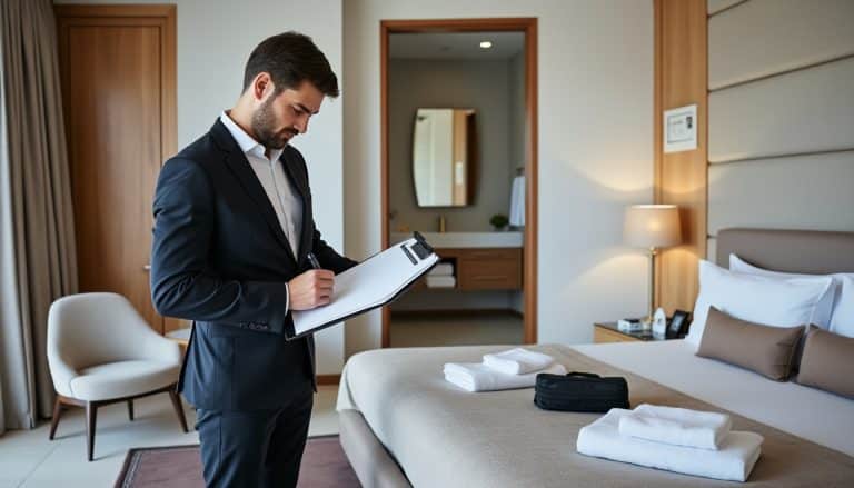 Contrôle qualité des chambres : la grille de vérification