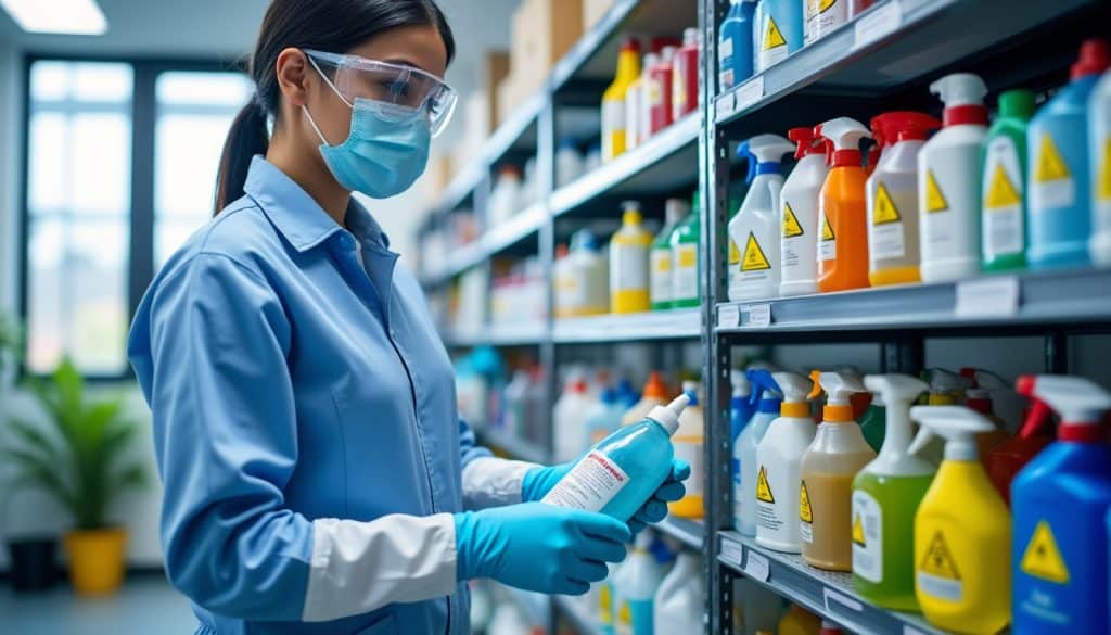 Produits d'entretien : les choix et la sécurité du personnel